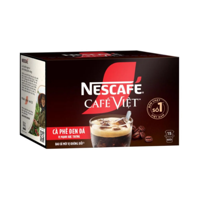 Nescafe Viet Instant Black Coffee 16g x 10 bag x 60 Sachets
