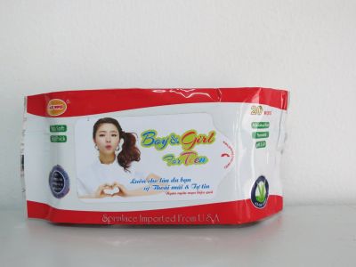 Soft Wet Tissue Boy & Girl 20 Wipes/bag - wholesale