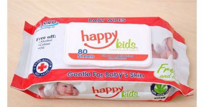 Happy Kids Soft Wet Tissue 80 Wipes/bag - wholesale