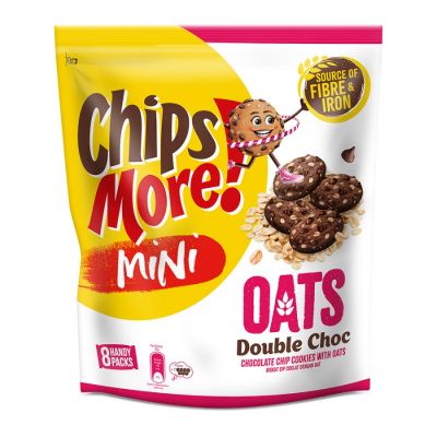 Chipsmore Oats Double Chocolate Multipack 28gr x 8 pcs x 16 bags