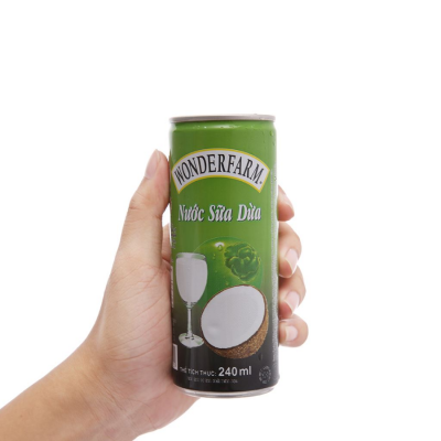 Wonderfarm Coconut Water Can 240ml x 30 Cans