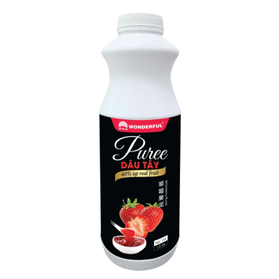 Wonderful Puree Strawberry 1.3kg x 6 Bottles