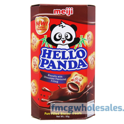 Meiji Hello Panda Chocolate Biscuits 50g x 80 Boxes