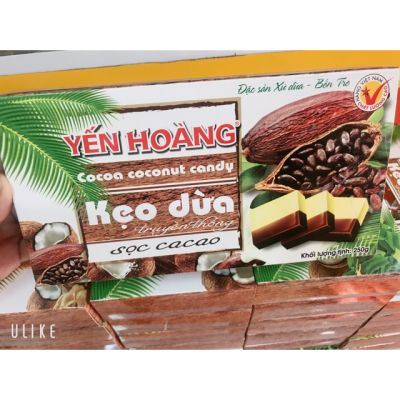 Yen Hoang Cocoa Coconut Candy 250g x 50 Boxes