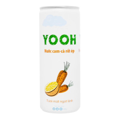 YOOH Orange With Carrot Juice 240ml x 24 cans