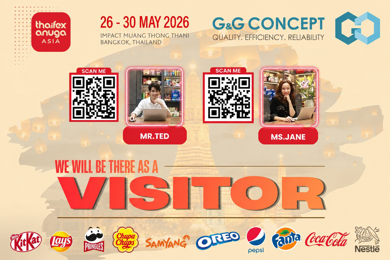 G&G Concept Will Attend THAIFEX 2026