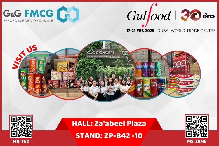 Meet G&G FMCG at Gulfood 2025: Your Trusted FMCG Exporter
