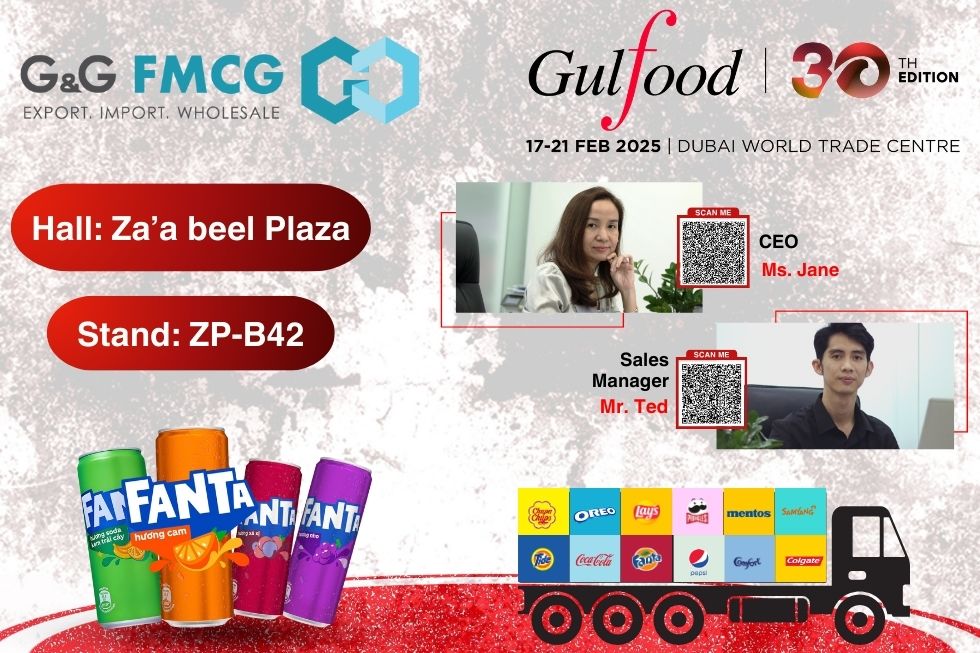 Meet G&G FMCG at Gulfood 2025: Your Trusted FMCG Exporter