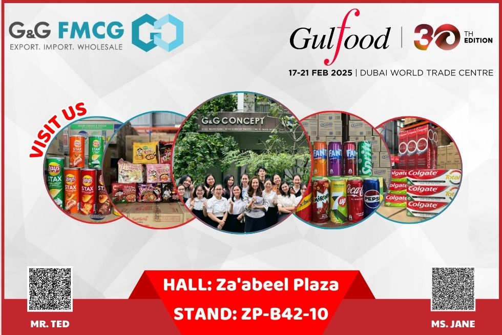 Meet G&G FMCG at Gulfood 2025: Your Trusted FMCG Exporter