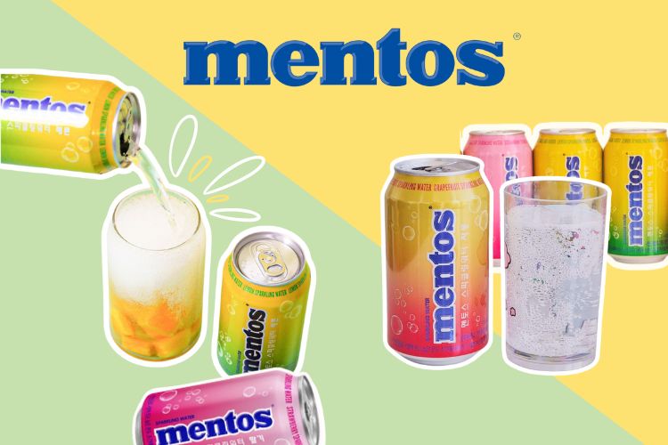 Refresh Your Summer with Mentos Sparkling Water!