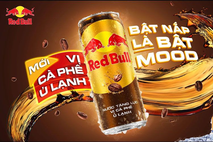 RedBull coffee energy drink - More alertness for a hard-working day