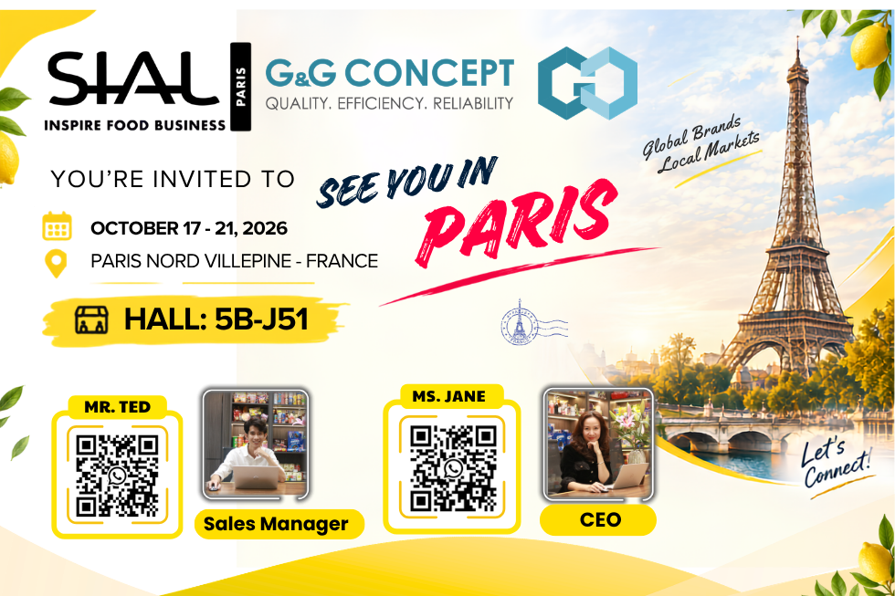 G&G Concept at SIAL Paris 2026 | FMCG Exporter Vietnam