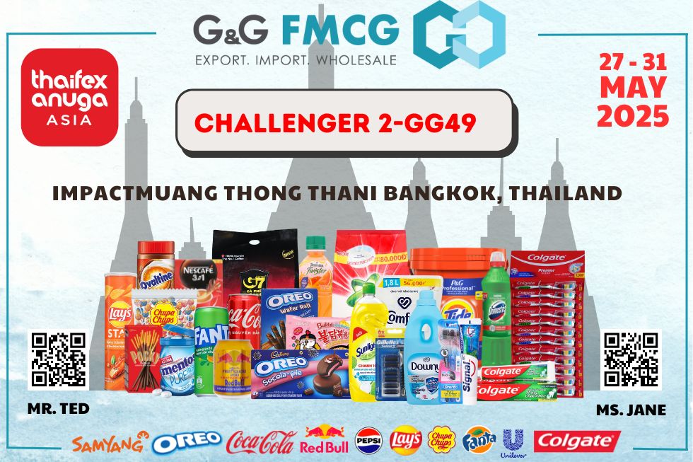 G&G FMCG at Thaifex 2025 – Visit Us at Challenger 2-GG49