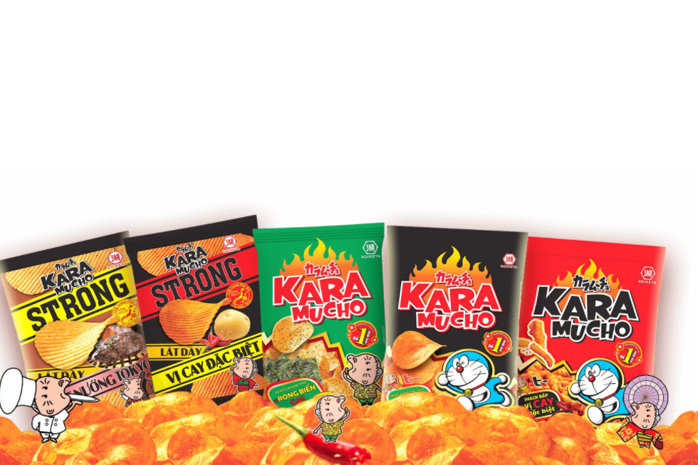 Top 5 Best Selling Karamucho Snack Flavors In Vietnam