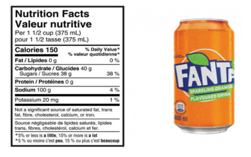 fanta can label