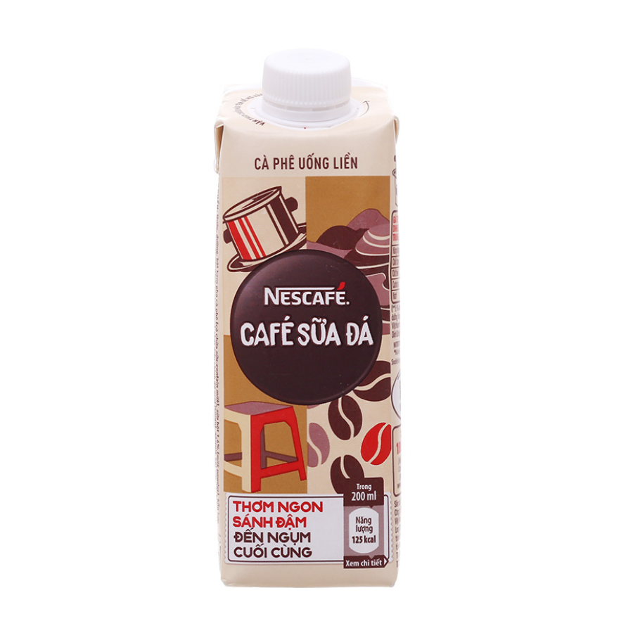 Nescafe Milk Coffee 180ml x 24 Bottles - Screw cap