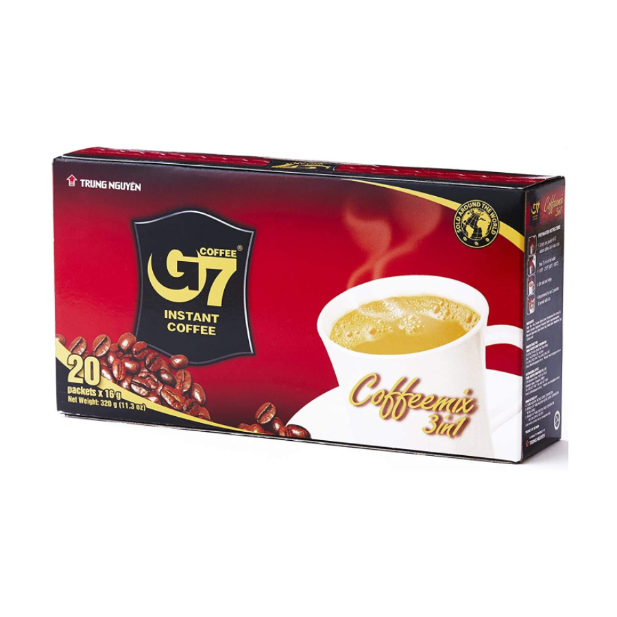 G7 3in1 Instant Coffee 16g x 21 Sachets x 24 Boxes