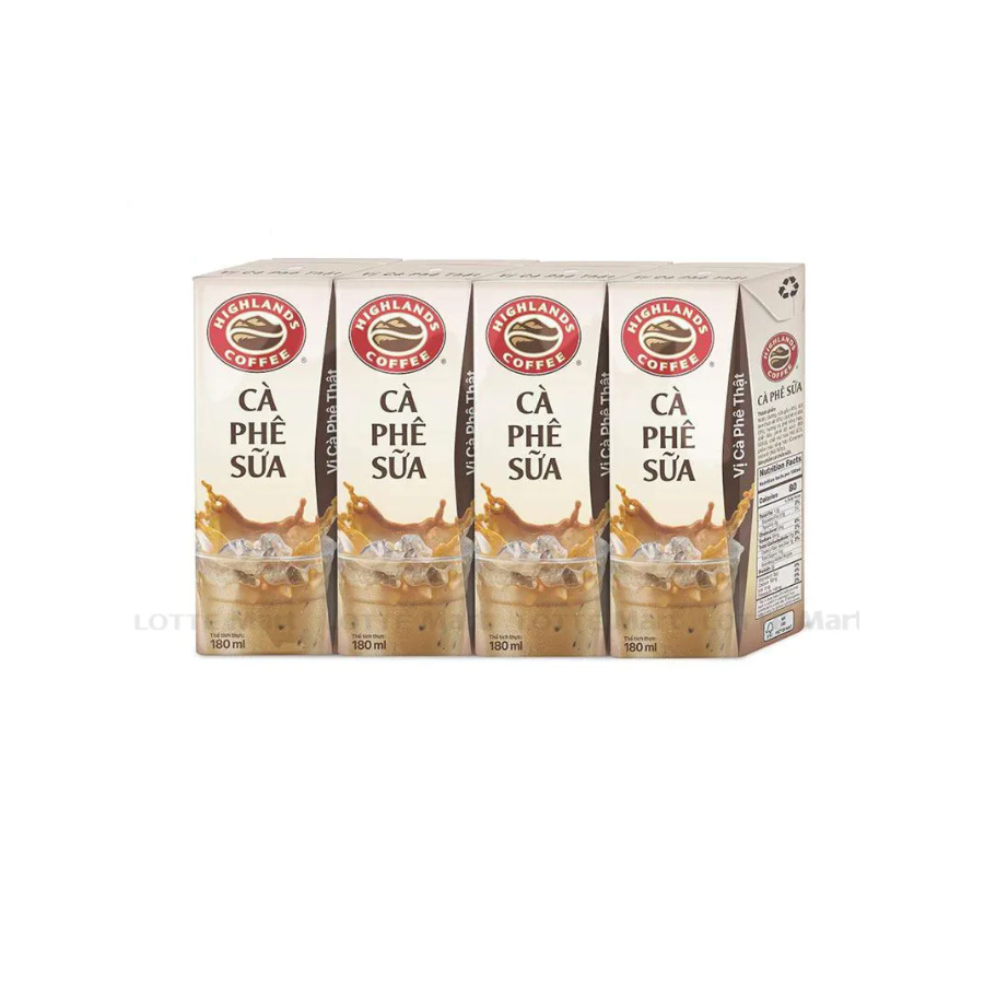 Highlands Coffee Milked 180ml x 24 Cans