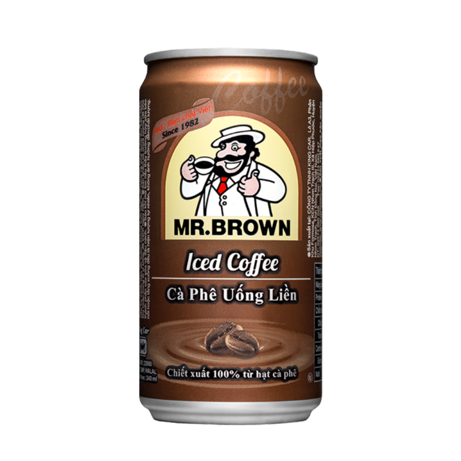 Mr Brown Chocolate Iced Coffee 240ml x 24 Cans