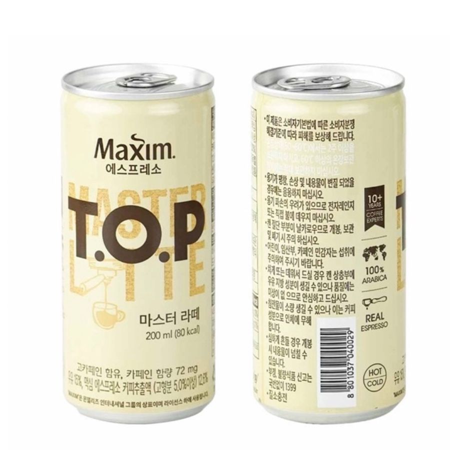 Maxim TOP Master Latte 200ml x 30 cans