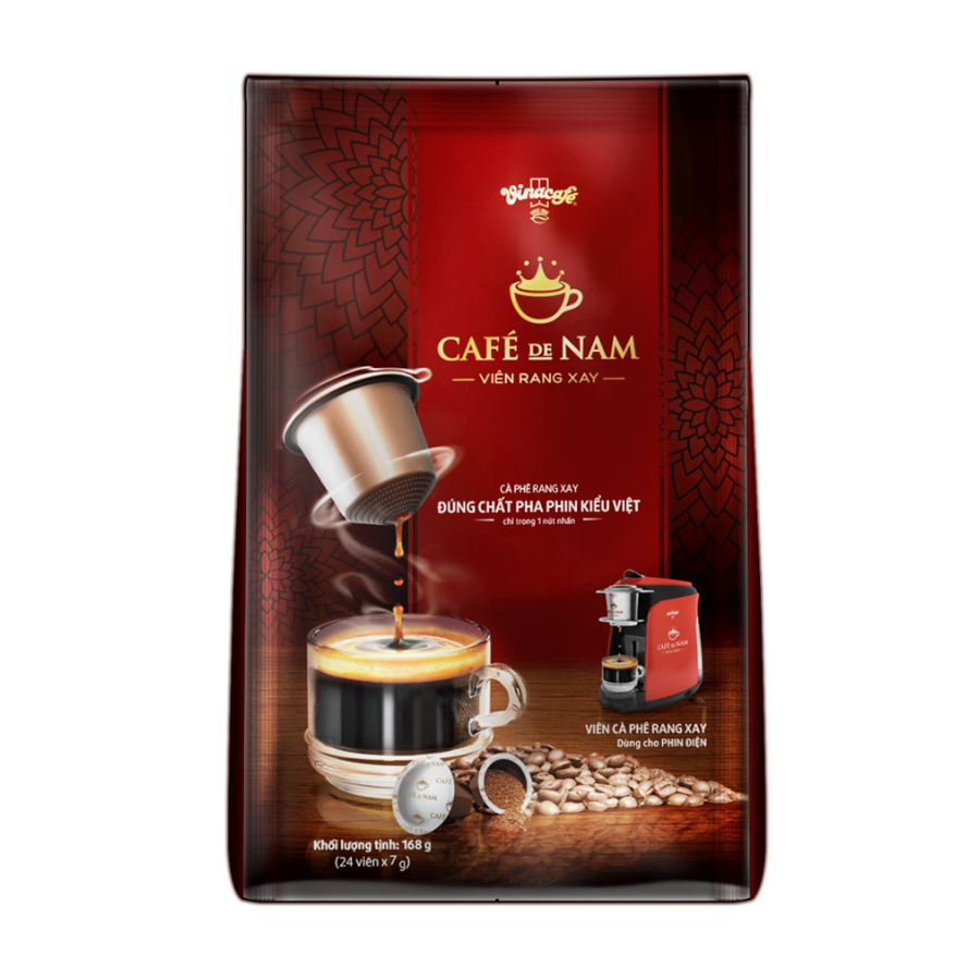 Vinacafe Café de Nam Capsule Coffee 7g x 24 Capsule x 24 Bags