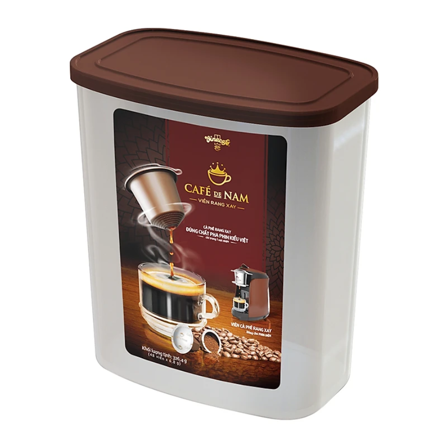 Vinacafe Café de Nam Capsule Coffee 7g x 48 Capsule x 12 Boxes