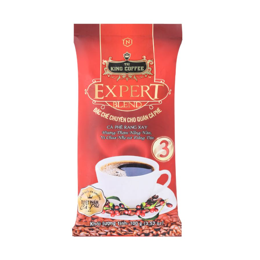 King Coffee Ground Coffee Expert Blend No.3 100g x 200 Bags