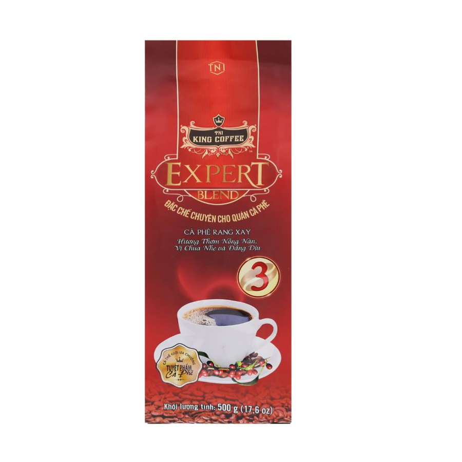King Coffee Ground Coffee Expert Blend No.3 500g x 40 Bags