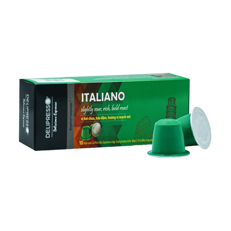 Phuong Vy Delipresso Italiano 6g x 10 capsules x 24 Boxs