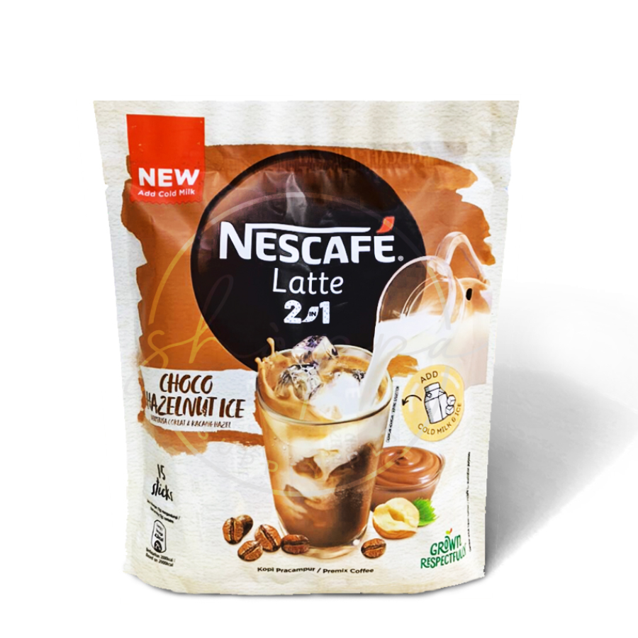 Nescafe Latte 2in1 Choco Hazelnut 11gr x 15 sticks x 24 bags
