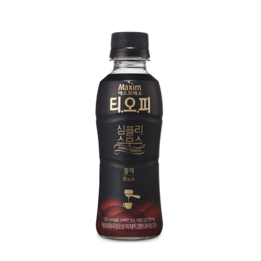 Maxim TOP Simply Smooth Black Coffee 240ml x 20 bottles