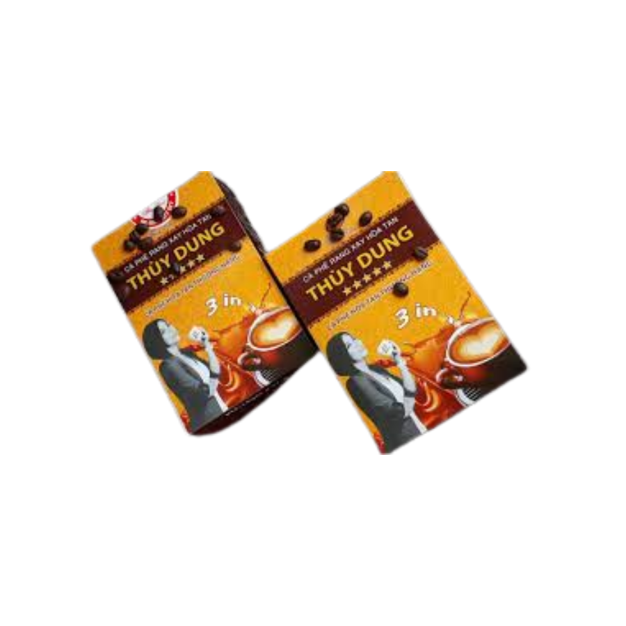 Thuy Dung Coffee Roasted and Ground Premium 3in1 306g (17g x 18 packs) x 24 boxes