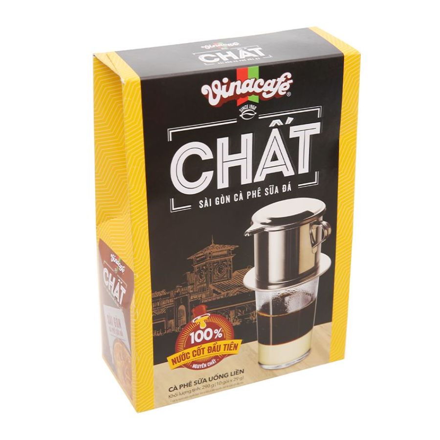 Vinacafe Chat 3in1 Instant Coffee 29g x 10 Sachets x 20 Boxes